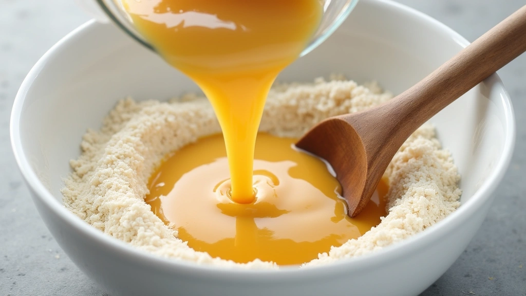 Almond Flour Pancake Recipe – Gluten Free and Nutty - Step 4: Combine Mixtures