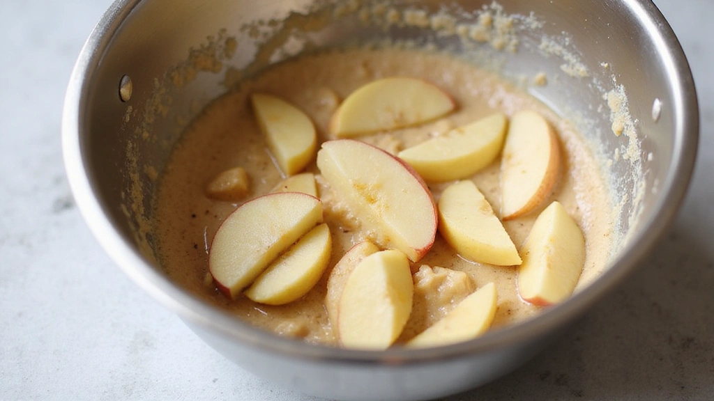 Apple Pancake Recipe – Warm and Cinnamon Infused - Step 6: Add Sautéed Apples to Batter