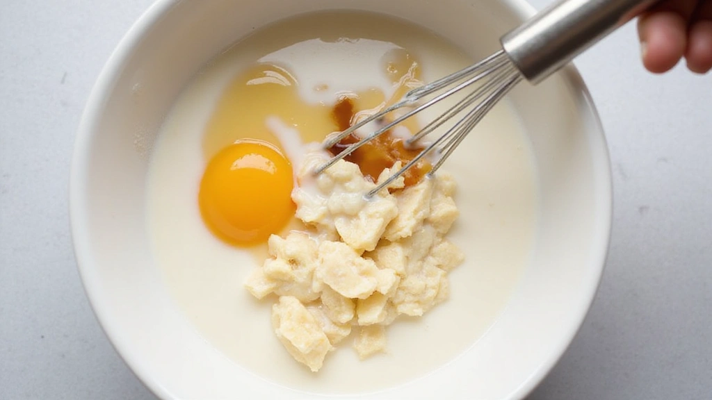 Banana Pancake Recipe – Naturally Sweet and Healthy - Step 4: Combine Wet Ingredients