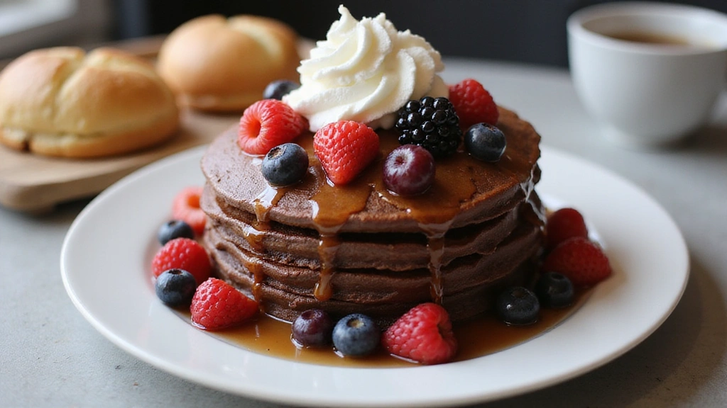 Chocolate Pancake Recipe – Rich and Dessert Inspired - Step 8: Serve and Enjoy