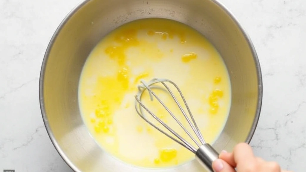 Cracker Barrel Pancake Recipe – Copycat Restaurant Style - Step 2: Mix the Wet Ingredients