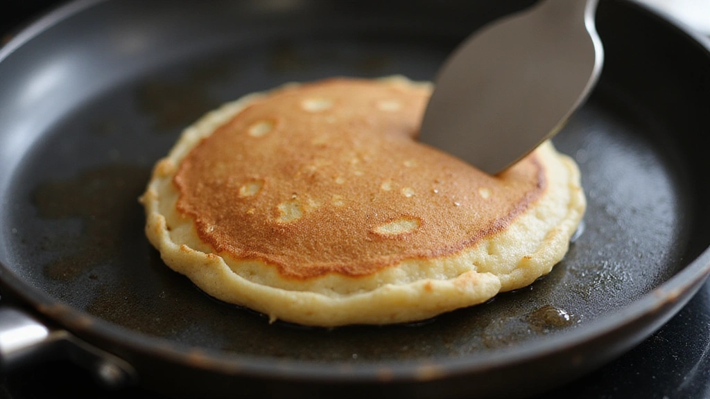 Cracker Barrel Pancake Recipe – Copycat Restaurant Style - Step 7: Flip and Finish Cooking
