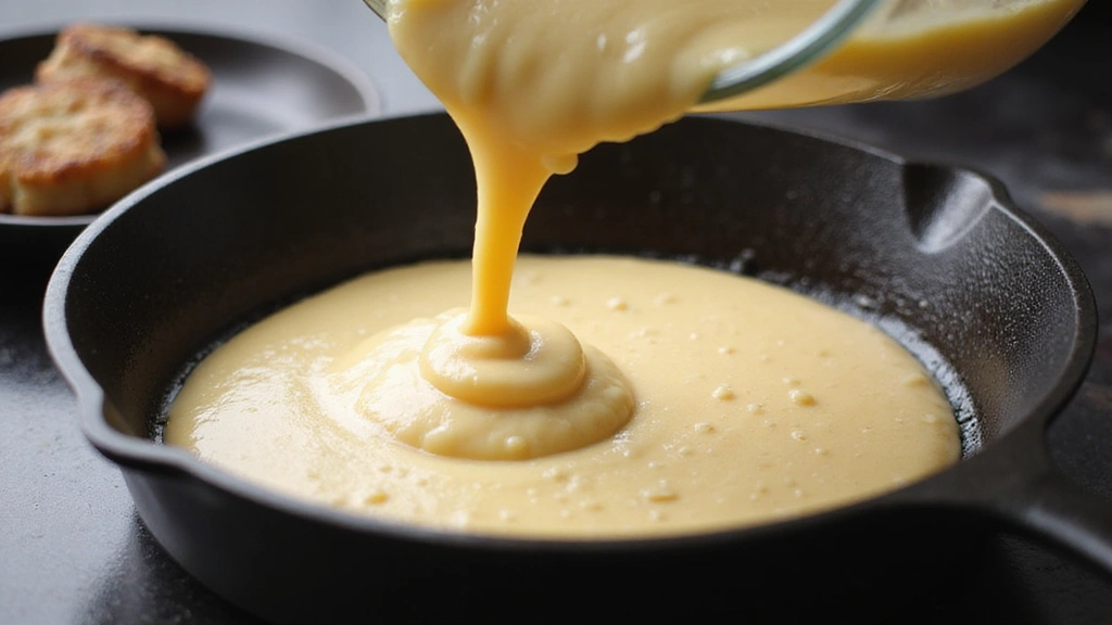 Dutch Pancake Recipe – Puffy and Perfectly Baked - Step 6: Pour the Batter