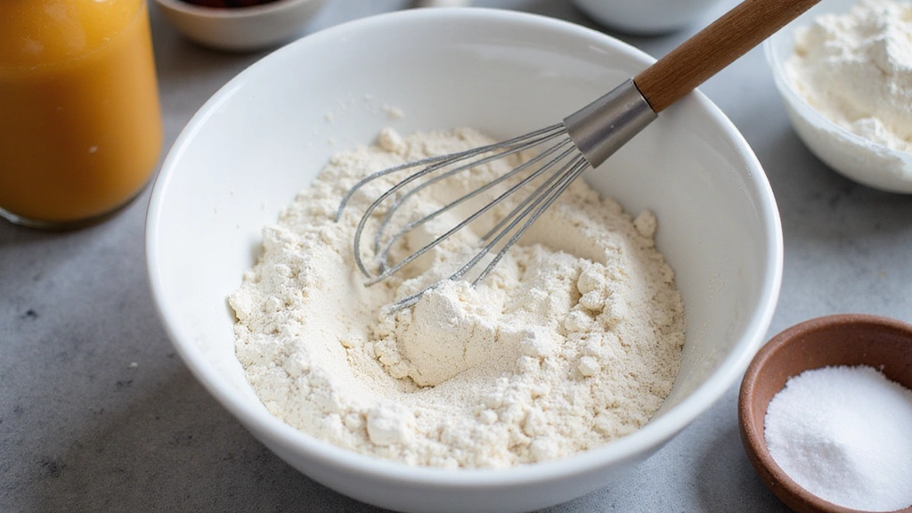 Eggless Pancake Recipe – Fluffy and Golden - Step 1: Prepare Dry Ingredients