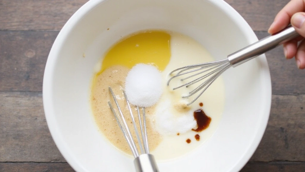 Eggless Pancake Recipe – Fluffy and Golden - Step 2: Mix Wet Ingredients