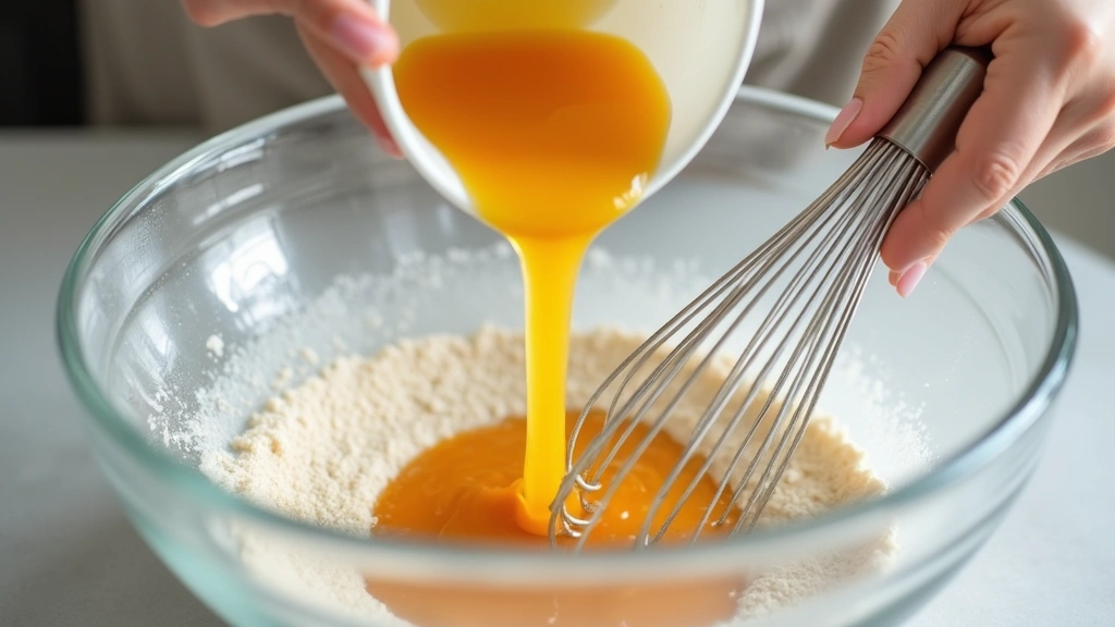 Eggless Pancake Recipe – Fluffy and Golden - Step 3: Combine Mixtures