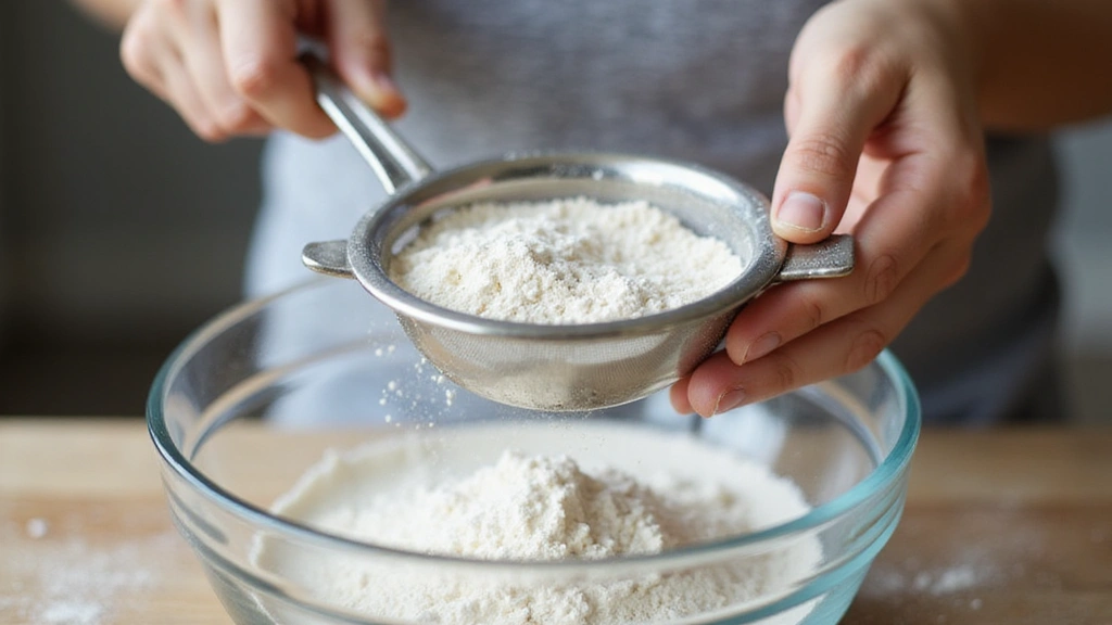 Fluffy Pancake Recipe – Café Style at Home - Step 2: Sift Dry Ingredients