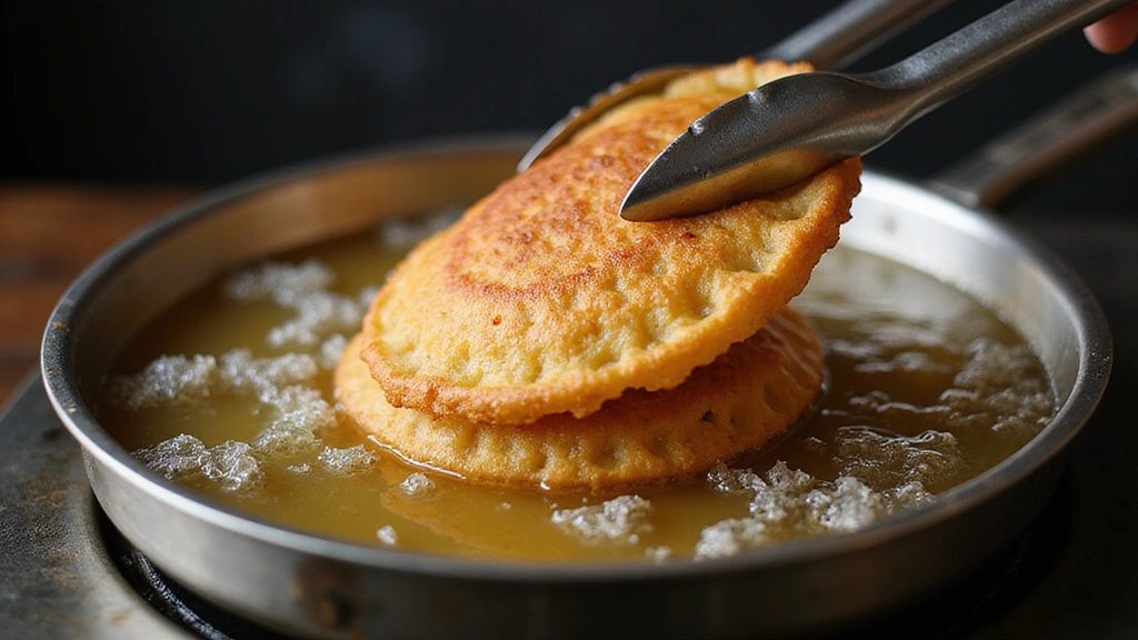 Funnel Cake Recipe Using Pancake Mix – Fair Style Dessert - Step 4: Fry the Funnel Cake