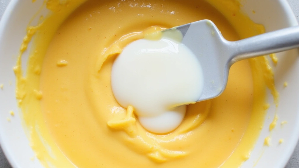 Japanese Pancake Recipe – Jiggly and Soufflé Style - Step 4: Fold the Egg Whites into the Batter