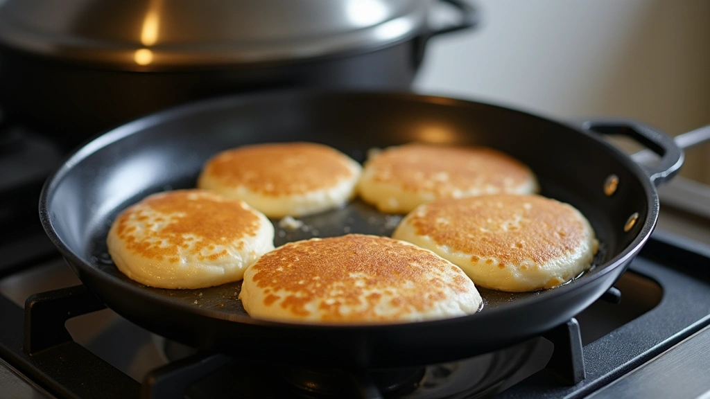 Japanese Pancake Recipe – Jiggly and Soufflé Style - Step 6: Cook the Pancakes