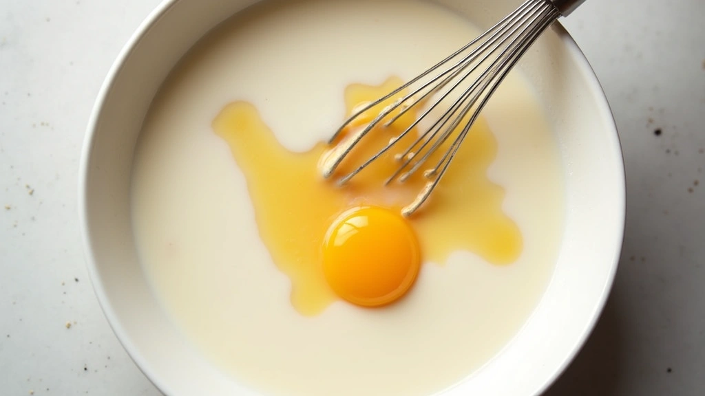 One Pancake Recipe – No Waste, Just the Right Size - Step 3: Mix Wet Ingredients
