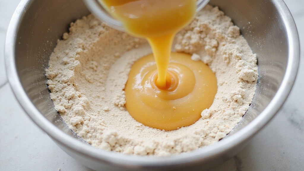 Pancake Recipe Without Baking Powder – Still Fluffy - Step 4: Combine Wet and Dry Ingredients