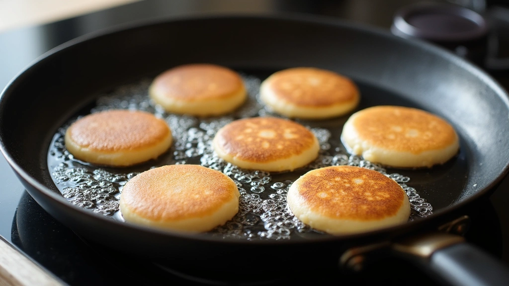Pancake Recipe Without Milk – Still Soft and Delicious - Step 5: Pour Batter onto Skillet