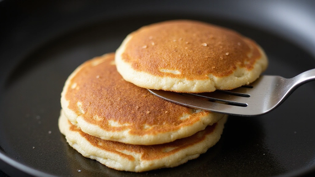 Pancake Recipe Without Milk – Still Soft and Delicious - Step 6: Flip the Pancakes