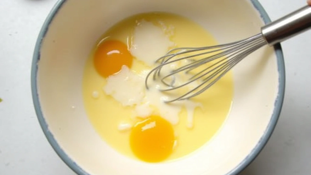 Pancake Recipe for One – Perfect Small Batch - Step 3: Mix Wet Ingredients