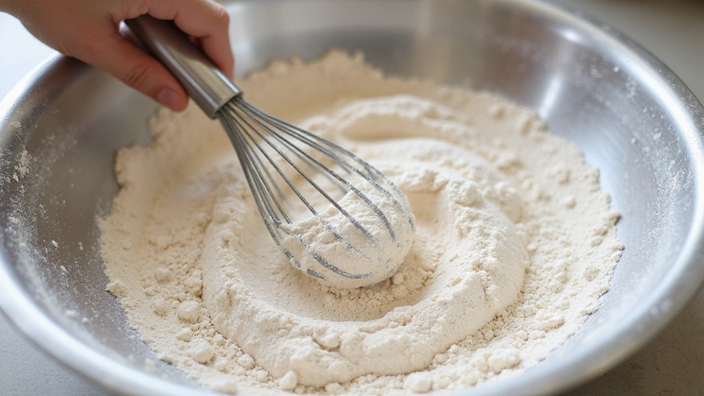 Pancake Recipe for Two – Cozy Weekend Brunch Idea - Step 2: Mix Dry Ingredients