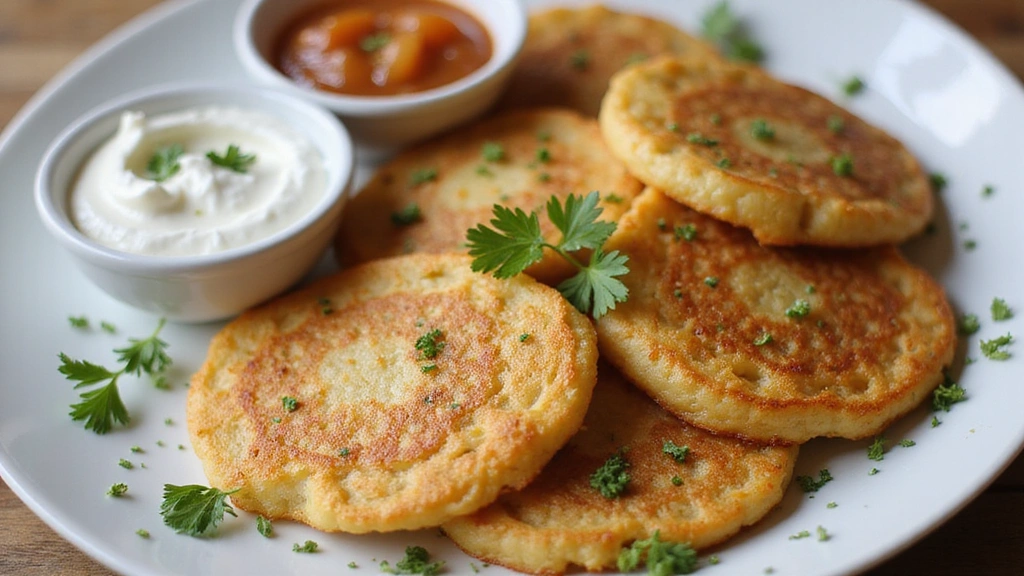 Potato Pancake Recipe – Crispy and Savory - Step 8: Serve and Garnish