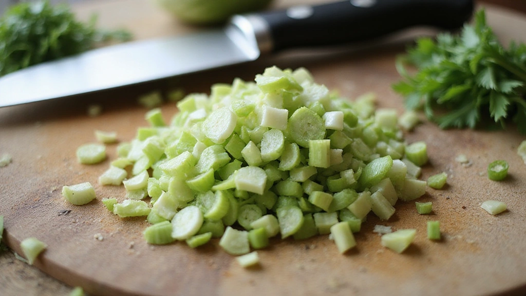 Scallion Pancake Recipe – Crispy Chinese Flatbread - Step 2: Chop the Scallions