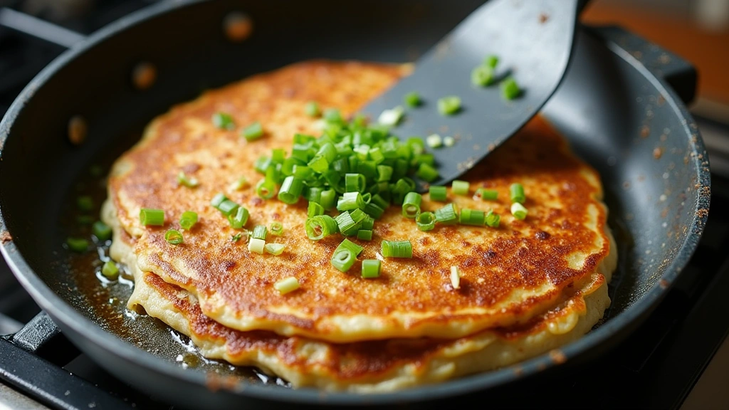 Scallion Pancake Recipe – Crispy Chinese Flatbread - Step 8: Cook the Pancakes