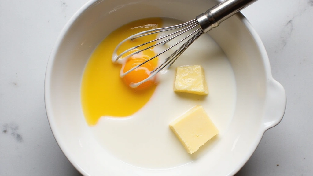 Sourdough Pancake Recipe – Tangy and Perfectly Soft - Step 3: Blend Wet Ingredients