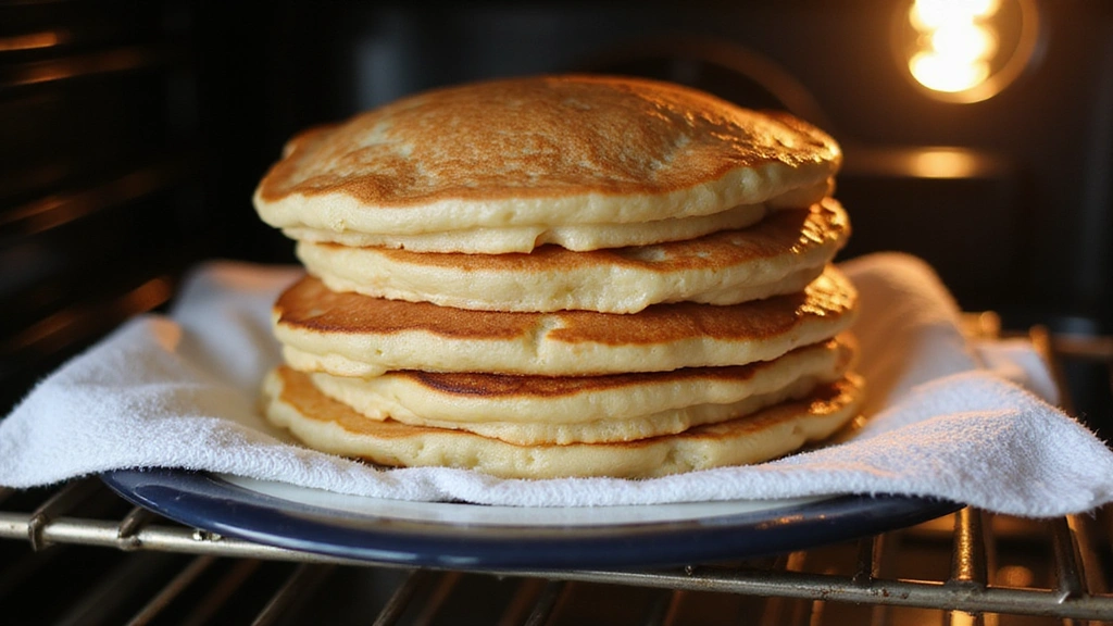 Sourdough Pancake Recipe – Tangy and Perfectly Soft - Step 7: Keep Pancakes Warm