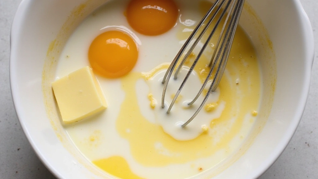 Swedish Pancake Recipe – Thin and Buttery Perfection - Step 3: Combine Wet Ingredients