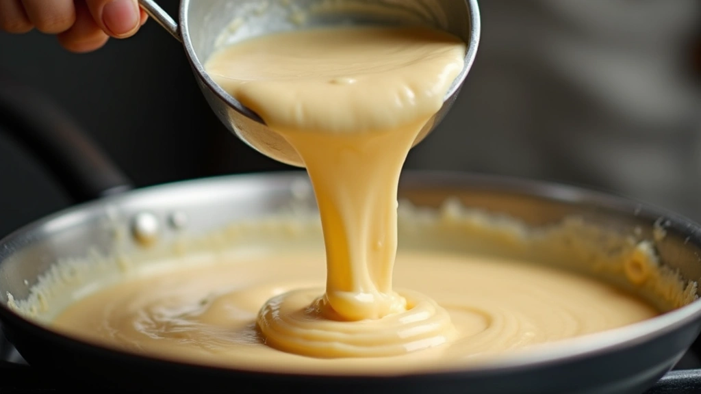 Swedish Pancake Recipe – Thin and Buttery Perfection - Step 6: Pour the Batter