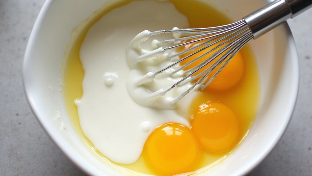 Yogurt Pancake Recipe – Creamy and High Protein - Step 3: Mix Wet Ingredients