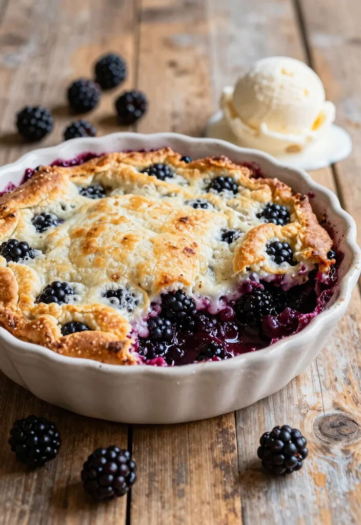 10 Blackberry Dessert Recipes for Juicy Easy Summer Treats - 1. Blackberry Cobbler