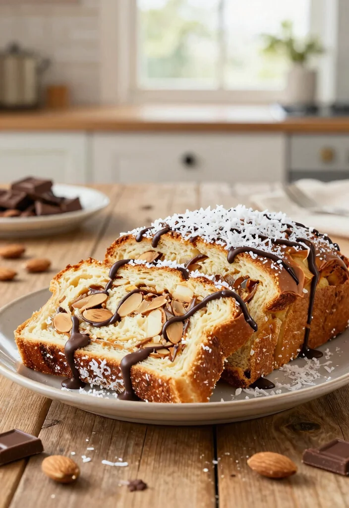 10 Bread Machine Dessert Recipes for Simple Hands-Off Baking - 10. Almond Joy Bread
