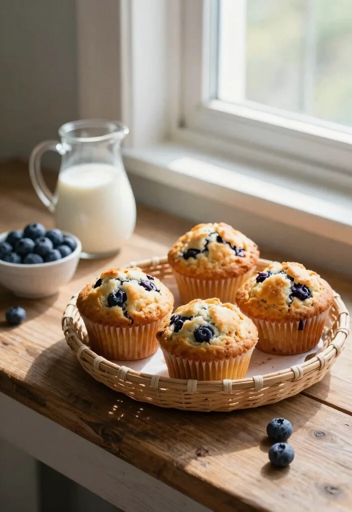 10 Bread Machine Dessert Recipes for Simple Hands-Off Baking - 7. Blueberry Muffins