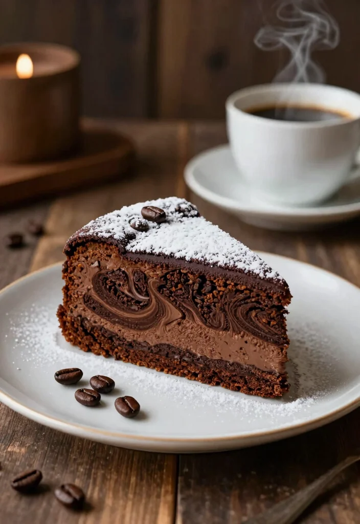 10 Bread Machine Dessert Recipes for Simple Hands-Off Baking - 9. Mocha Marble Cake