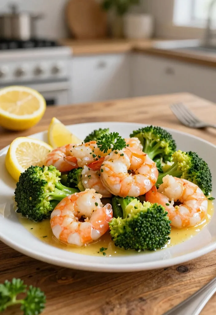 10 Five-Ingredient Dinner Recipes for Fast Simple Weeknight Meals - 1. Lemon Garlic Shrimp and Broccoli