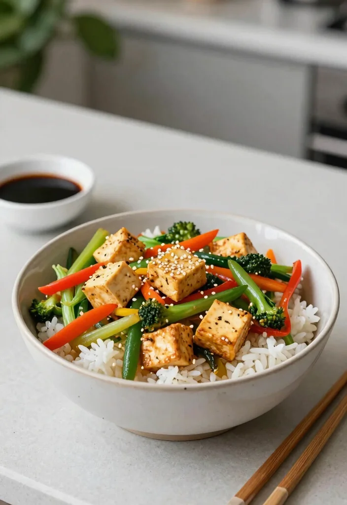 10 Five-Ingredient Dinner Recipes for Fast Simple Weeknight Meals - 4. Veggie Stir-Fry with Tofu