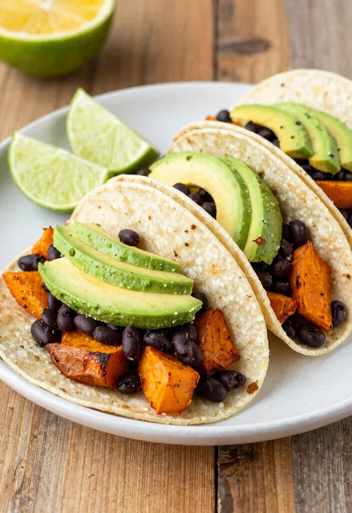 10 Five-Ingredient Dinner Recipes for Fast Simple Weeknight Meals - 6. Sweet Potato and Black Bean Tacos