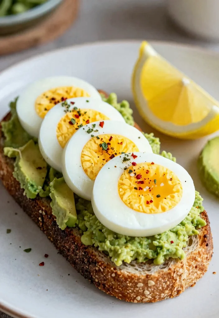 10 Healthy Boiled Egg Recipes for Easy Protein-Packed Meals - 1. Avocado & Boiled Egg Toast