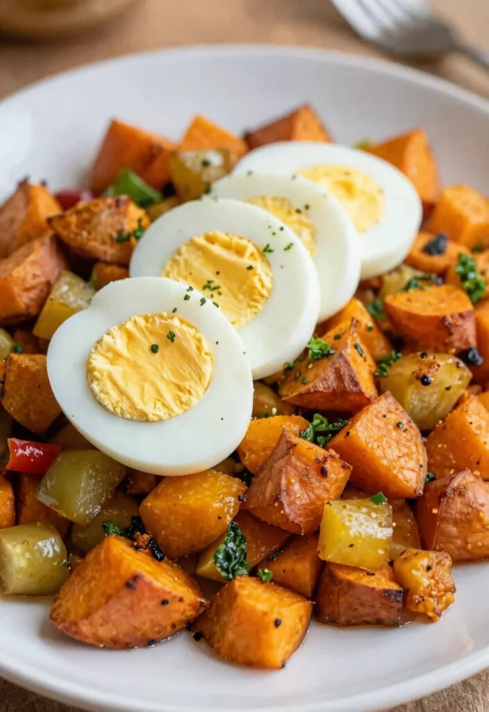 10 Healthy Boiled Egg Recipes for Easy Protein-Packed Meals - 10. Boiled Egg & Sweet Potato Hash