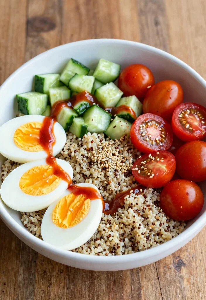 10 Healthy Boiled Egg Recipes for Easy Protein-Packed Meals - 3. Spicy Boiled Egg and Quinoa Bowl