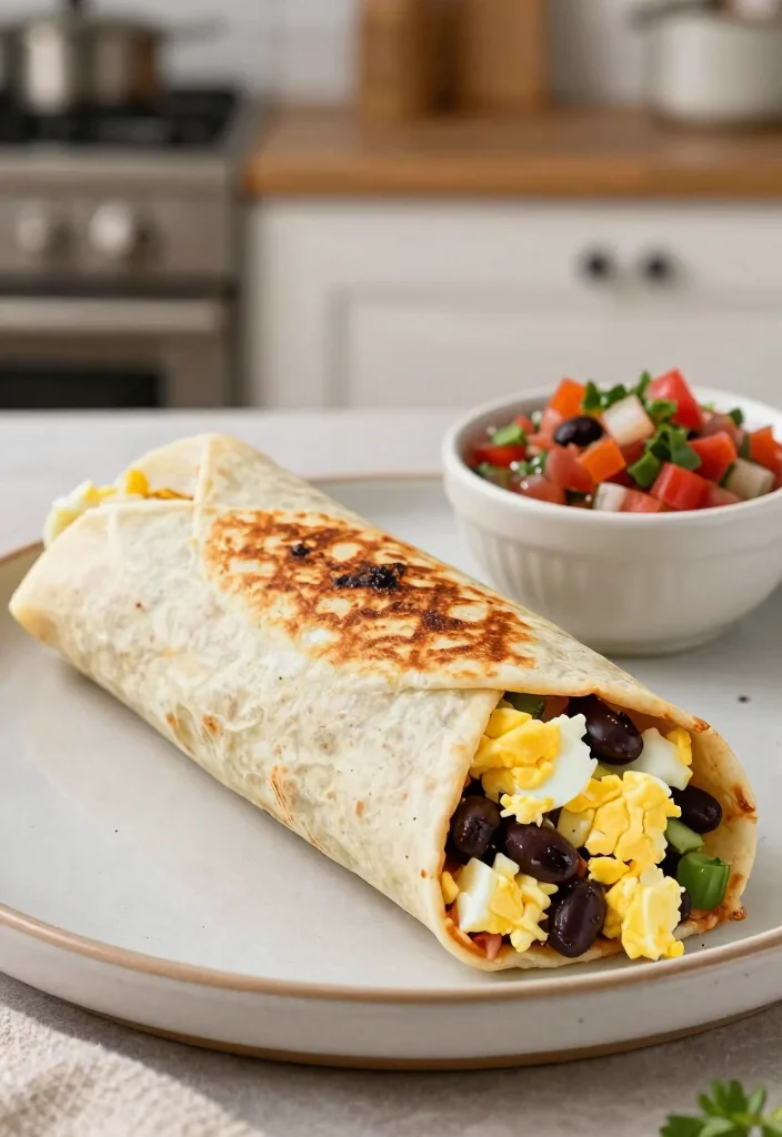 10 Healthy Boiled Egg Recipes for Easy Protein-Packed Meals - 6. Breakfast Burrito with Boiled Eggs