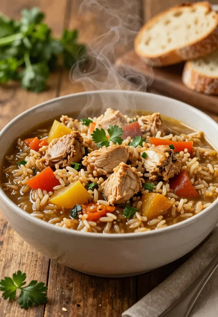 10 Healthy Chicken Stew Recipes for Cozy Nutritious Dinners - 4. Classic Chicken and Rice Stew