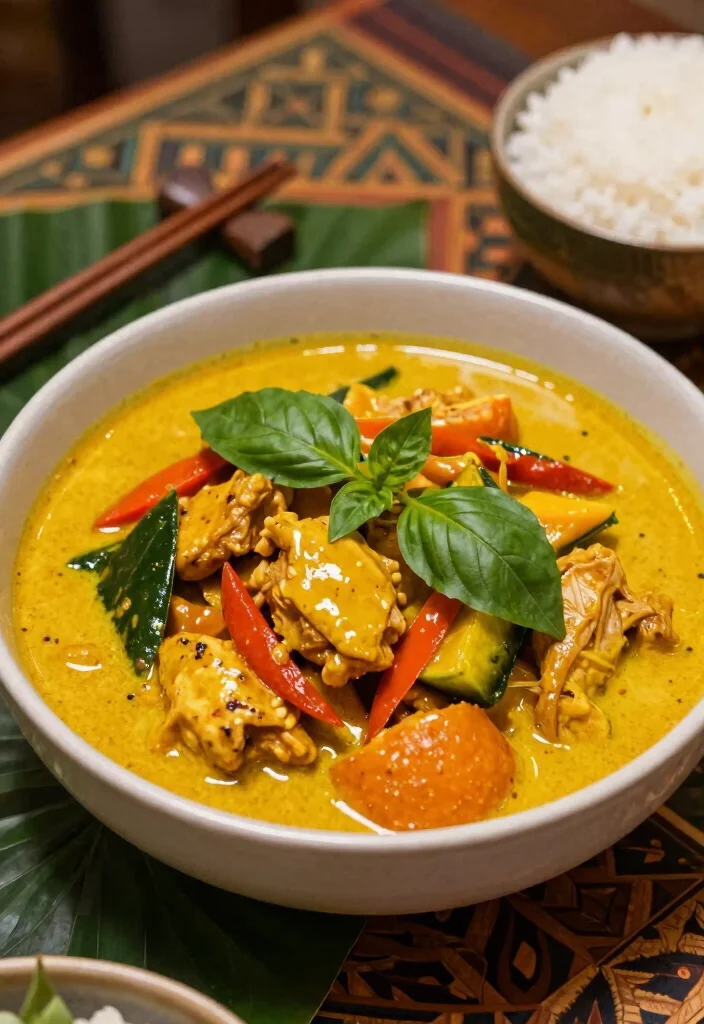 10 Healthy Chicken Stew Recipes for Cozy Nutritious Dinners - 9. Thai Curry Chicken Stew
