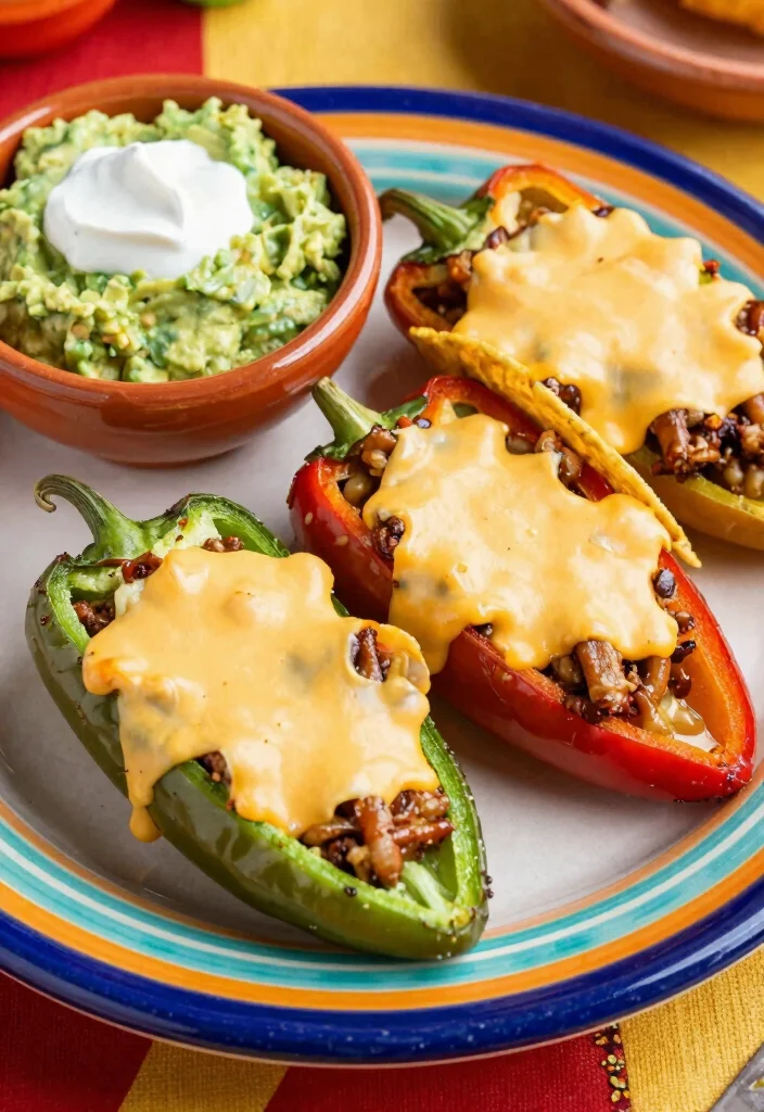 10 Keto Sweet Pepper Recipes for Fresh Low-Carb Meals - 10. Taco Stuffed Peppers