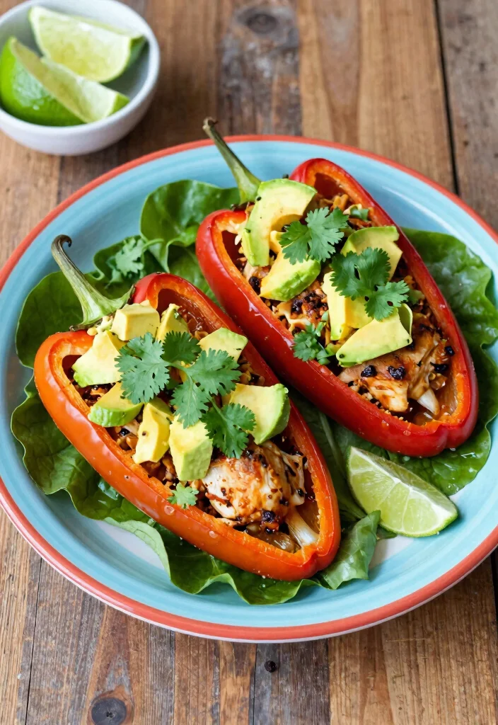 10 Keto Sweet Pepper Recipes for Fresh Low-Carb Meals - 2. Southwest Chicken Stuffed Peppers