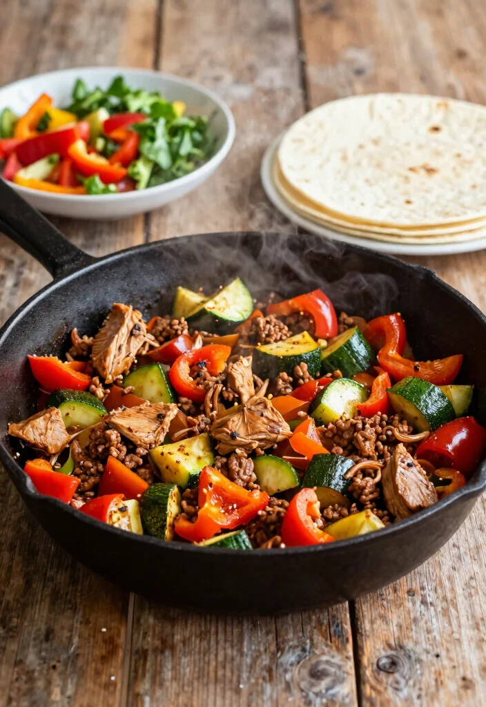 10 Keto Taco Meat Recipes for Easy Flavorful Low-Carb Dinners - 4. Taco-Style Ground Turkey Skillet