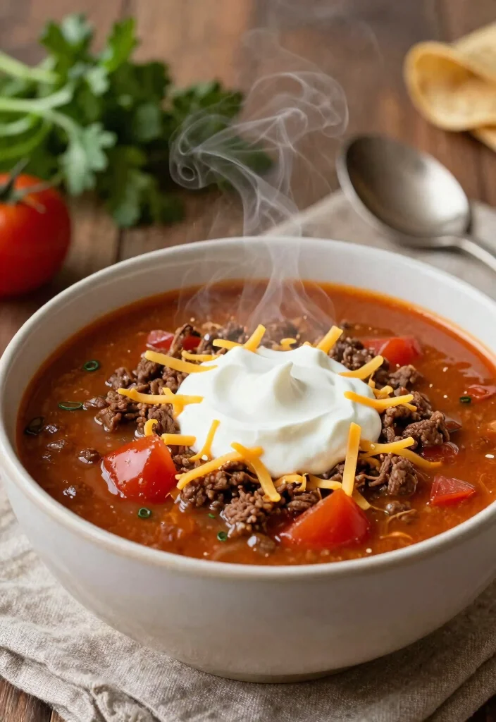 10 Keto Taco Meat Recipes for Easy Flavorful Low-Carb Dinners - 8. Comforting Taco Soup Base