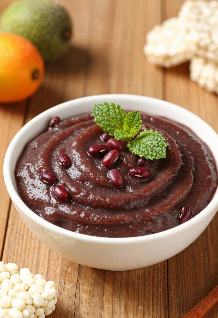 10 Korean Dessert Recipes for Light Sweet Simple Treat Ideas - 1. Banchan: Sweetened Red Bean Paste