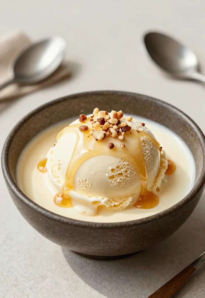 10 Korean Dessert Recipes for Light Sweet Simple Treat Ideas - 10. Doenjang Ice Cream: A Unique Flavor Experience