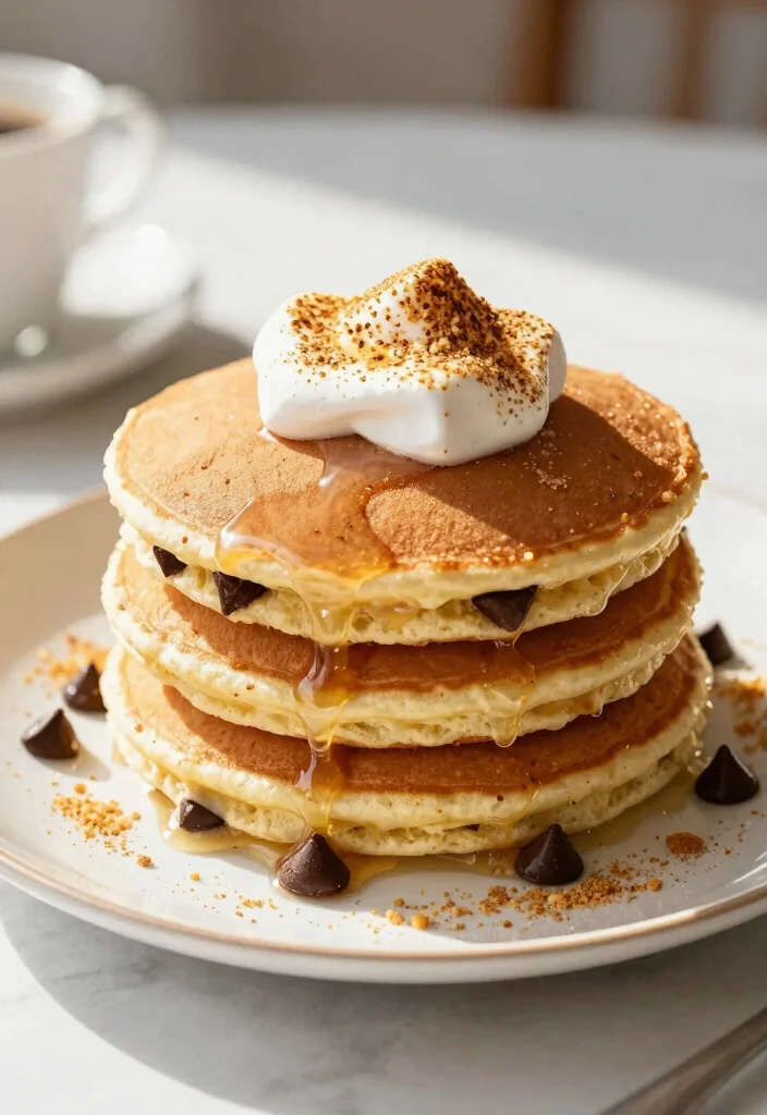 10 S’mores Dessert Recipes for Easy Gooey Chocolate Treats - 10. S’mores Pancakes