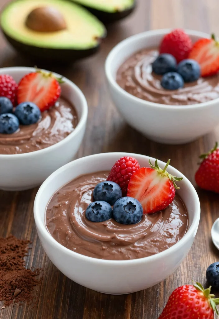 10 Tofu Dessert Recipes for Light Creative Plant-Based Treats - 5. Chocolate Tofu Pudding with Avocado
