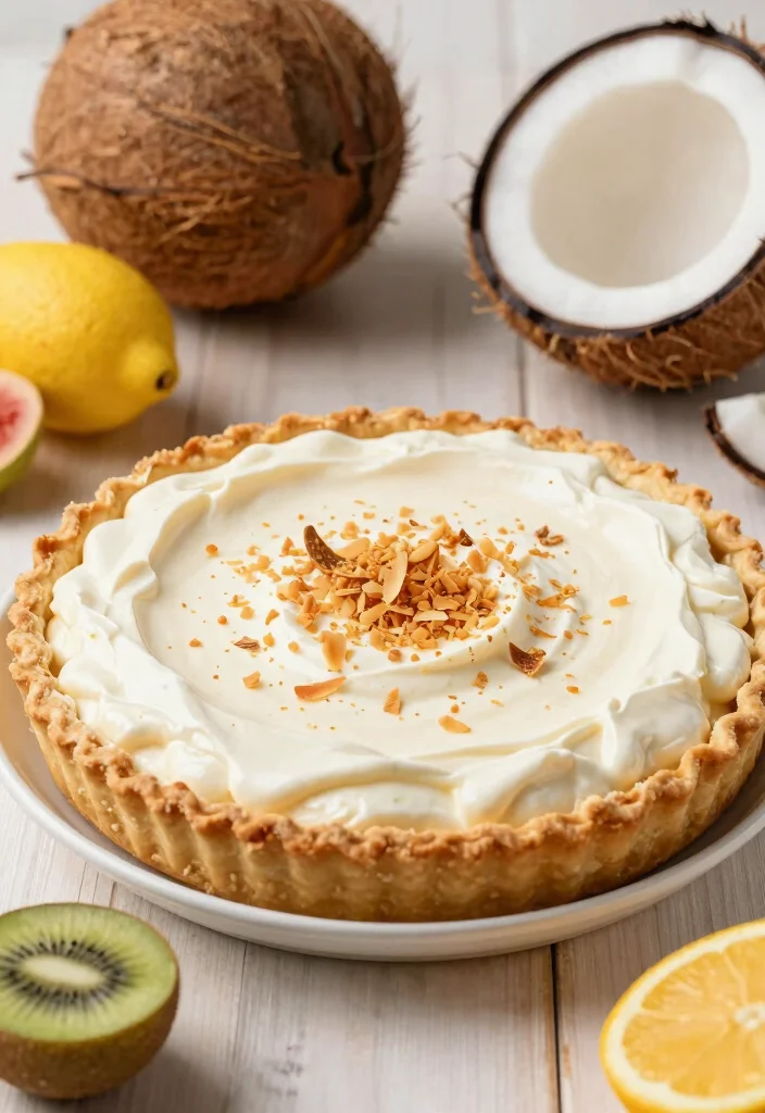 10 Tofu Dessert Recipes for Light Creative Plant-Based Treats - 6. Tofu Coconut Cream Pie